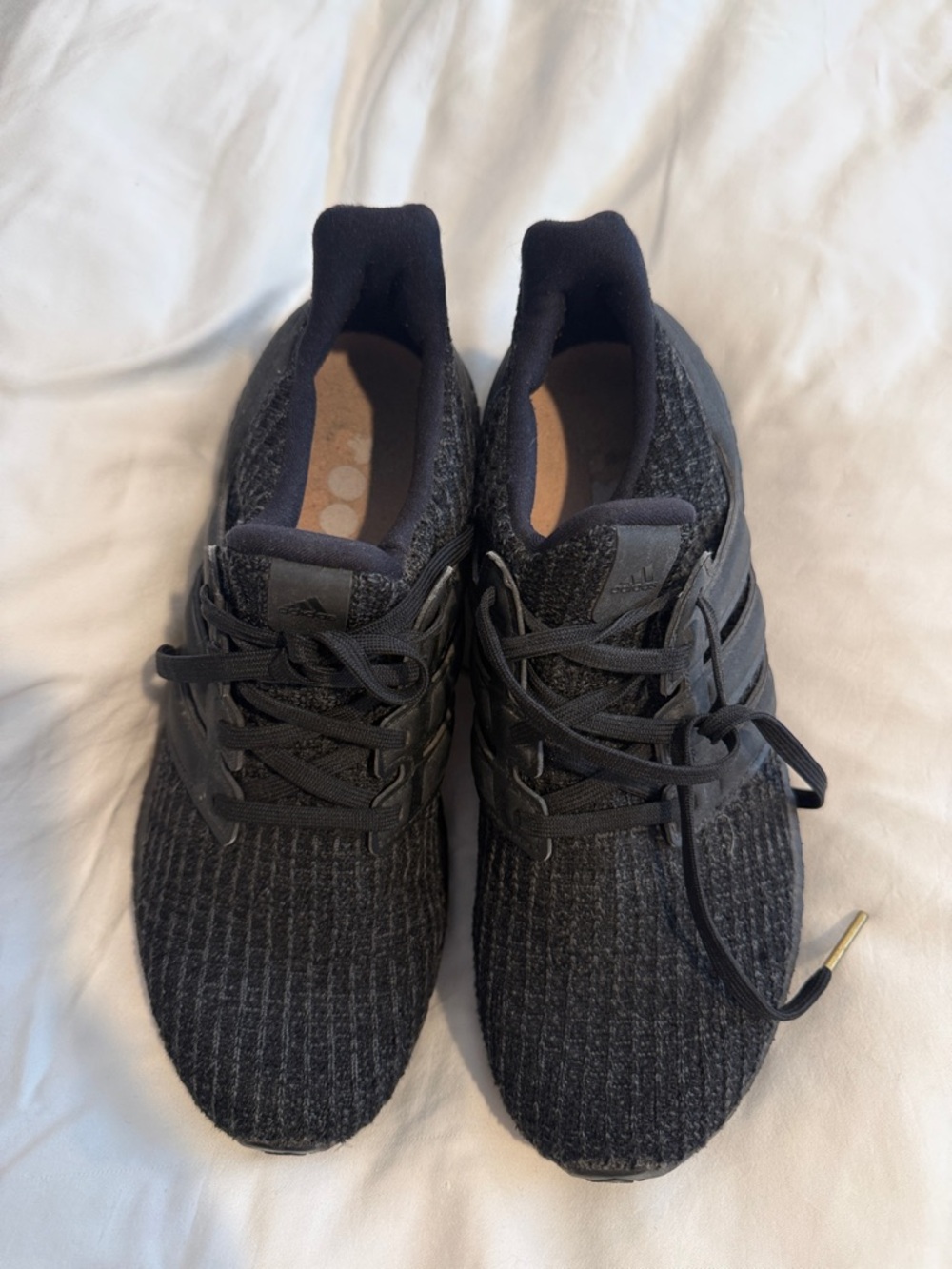 adidas women’s Black Knit Athletic Sneakers